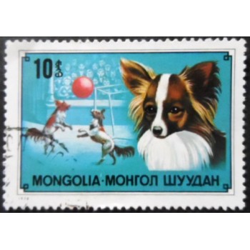 Selo postal da Mongólia de 1978 Papillon