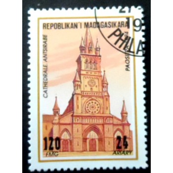 Selo postal de Madagascar de 1994 Antsirabe