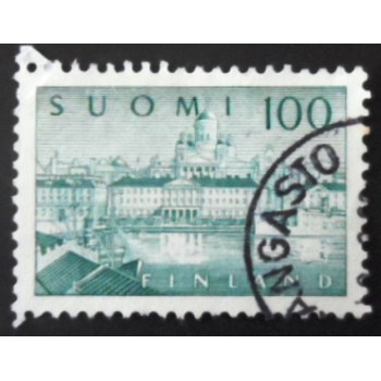Imagem similar à do selo postal da Finlândia de 1963 Lammi Church