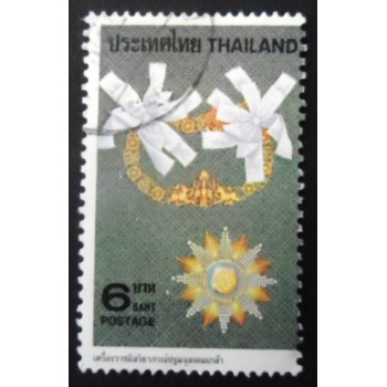 Selo postal da Tailândia de 1979 Knight Grand Cross U