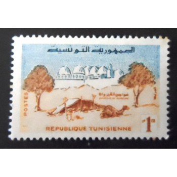 Selo postal da Tunísia de 1959 Around Kairouan