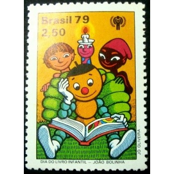 Selo postal do Brasil de 1979 João Bolinha M