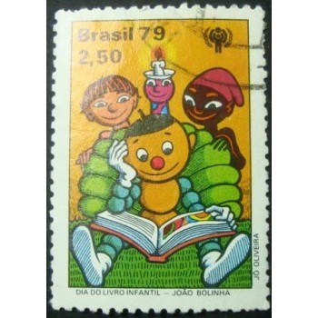 Imagem similar à do selo postal do Brasil de 1979 João Bolinha U