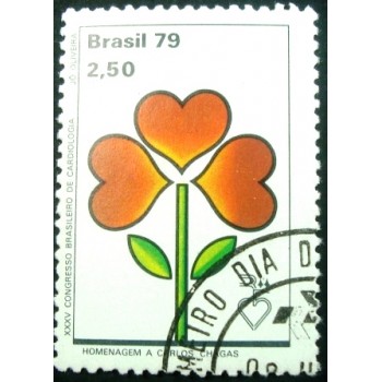 Selo postal do Brasil de 1979 - Carlos Chagas N1D