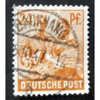 Selo postal 1948 Alemanha Trizona 2st Allied Control Council  24 U