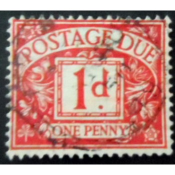 Selo postal do Reino Unido de 1914 Postage Due 1