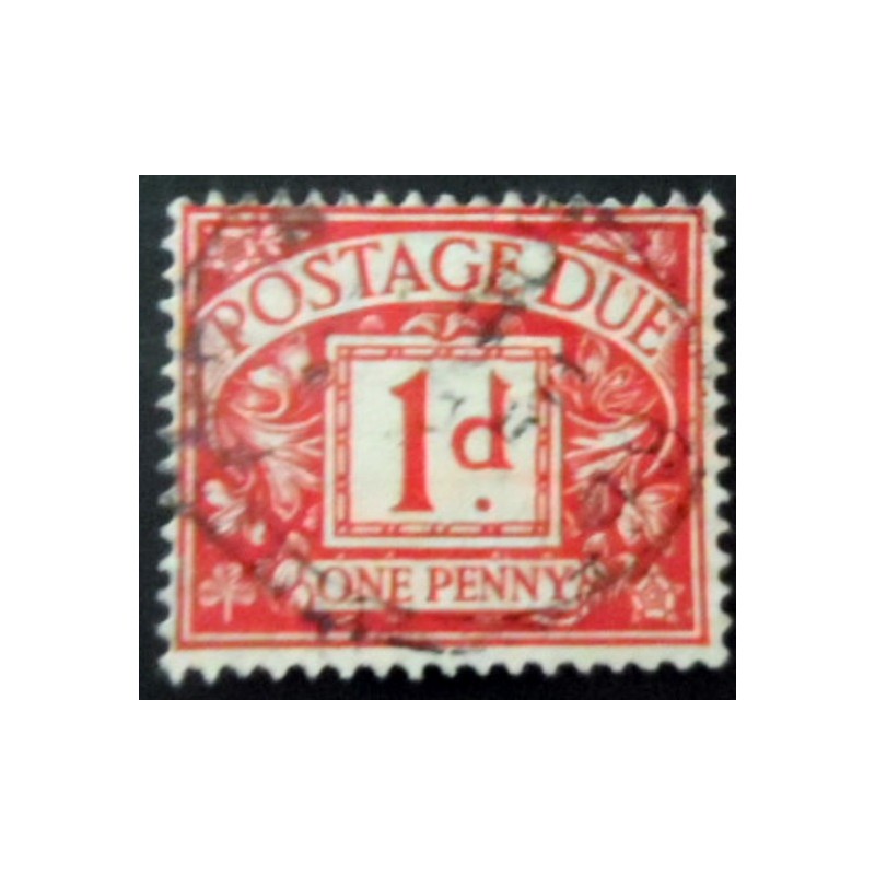 Selo postal do Reino Unido de 1914 Postage Due 1