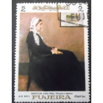 Selo postal de Fujeira de 1967 The Artist's Mother