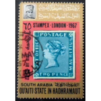 Selo postal de Qu'aiti State de 1967 Mauritius Stamp