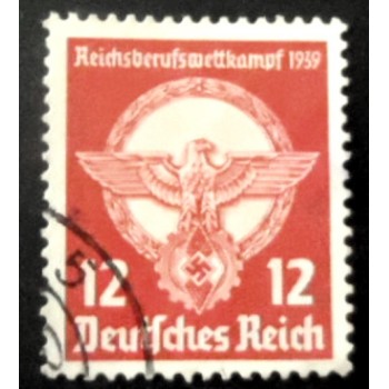 Selo postal da Áustria de 1939 Winner badge 12