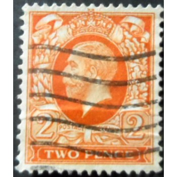 Selo postal do Reino Unido de 1935 King George V Dark Background  2