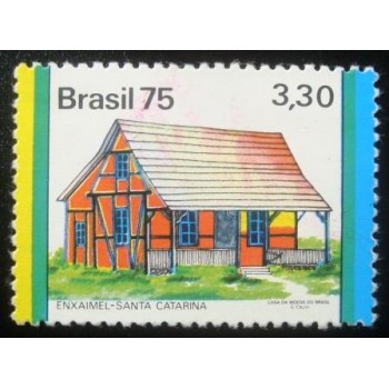 Selo postal do Brasil de 1975 Enxaimel  AE