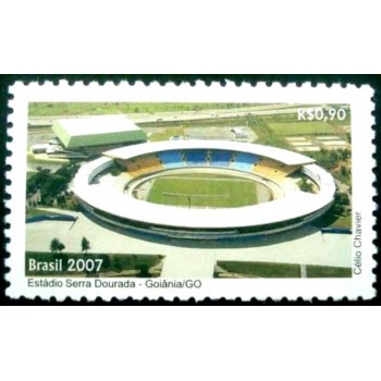 Selo postal do Brasil de 2007 - Serra Dourada M