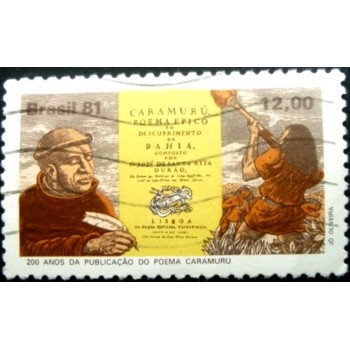 Imagem similar à do selo postal do Brasil de 1980 Frei Santa Rita Durão M