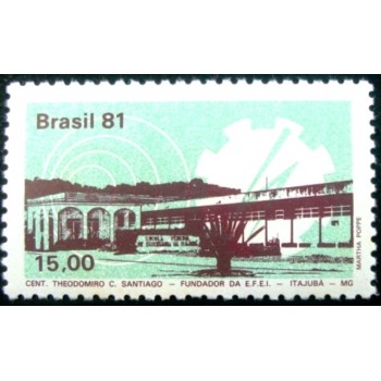 Selo postal do Brasil de 1981 Theodomiro Carneiro Santiago