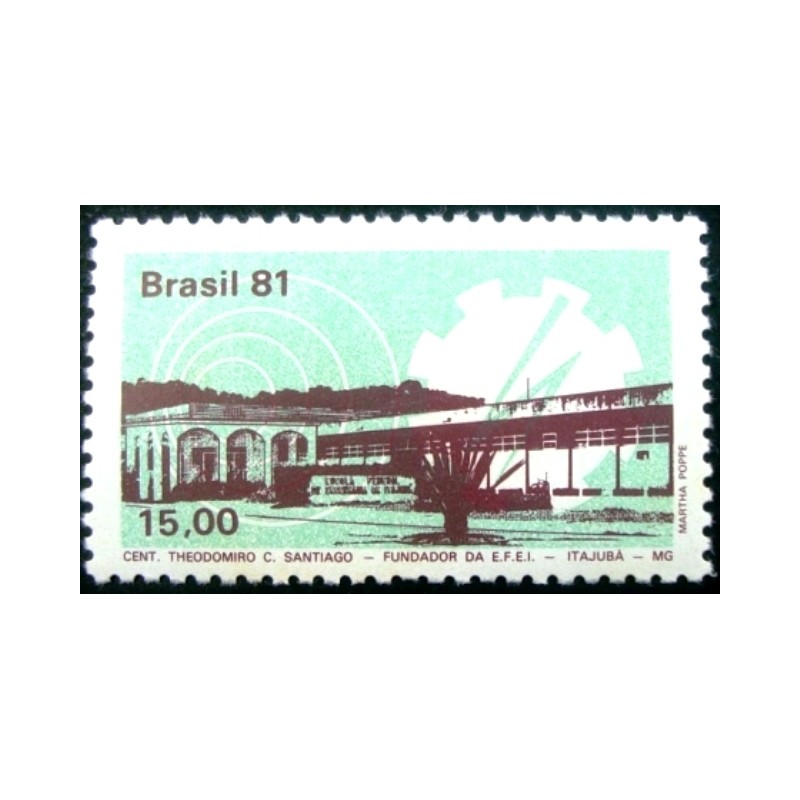 Selo postal do Brasil de 1981 Theodomiro Carneiro Santiago