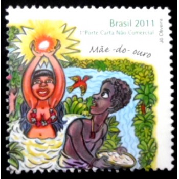 Selo postal do Brasil de 2011 Mãe-do-ouro