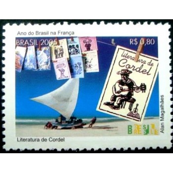 Selo postal do Brasil de 2005 Literatura de Cordel M