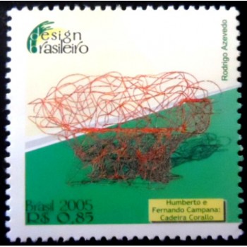 Selo postal do Brasil de 2005 Cadeira M