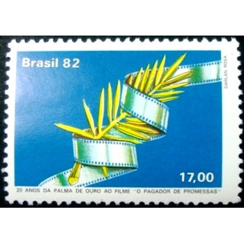 Selo postal do Brasil de 1982 O Pagador de Promessas N