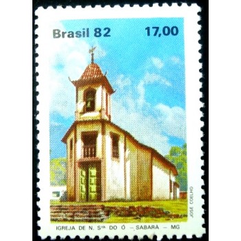 Selo postal do Brasil de 1982 Igreja de N.S.do Ó M