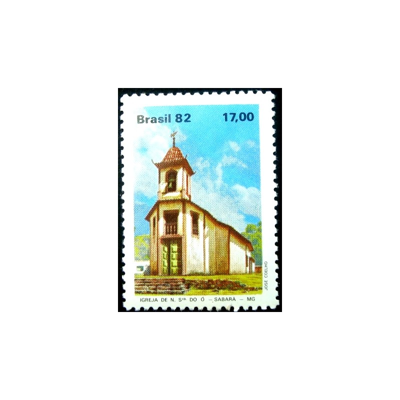 Selo postal do Brasil de 1982 Igreja de N.S.do Ó M