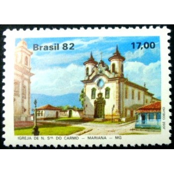 Selo postal do Brasil de 1982 Igreja de N.S.do Carmo M