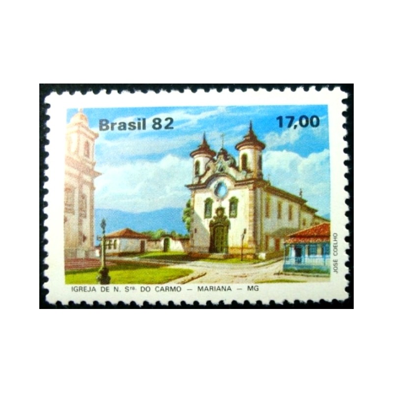 Selo postal do Brasil de 1982 Igreja de N.S.do Carmo M