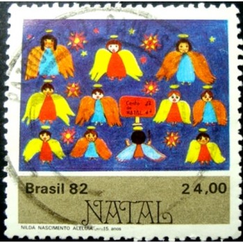 Imagem similar à do slo postal do Brasil de 1982 Coro U