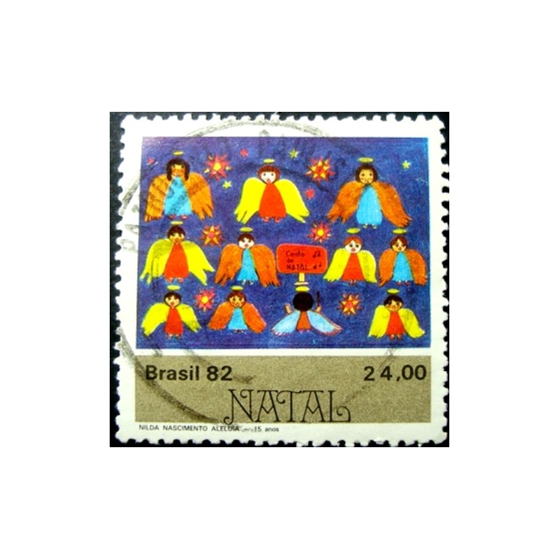 Imagem similar à do slo postal do Brasil de 1982 Coro U