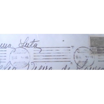 Envelope circulado em 1936 entre São Paulo x Araraquara 13 - detalhe