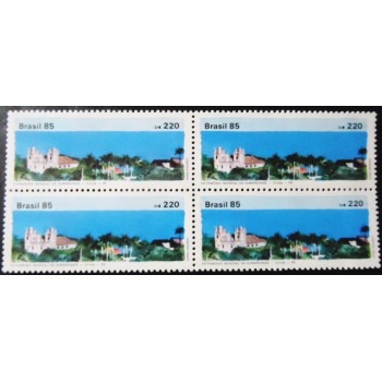 Quadra de selos postais do Brasil de 1985 Olinda M