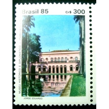 Selo postal do Brasil de 1985 Museu Histórico M