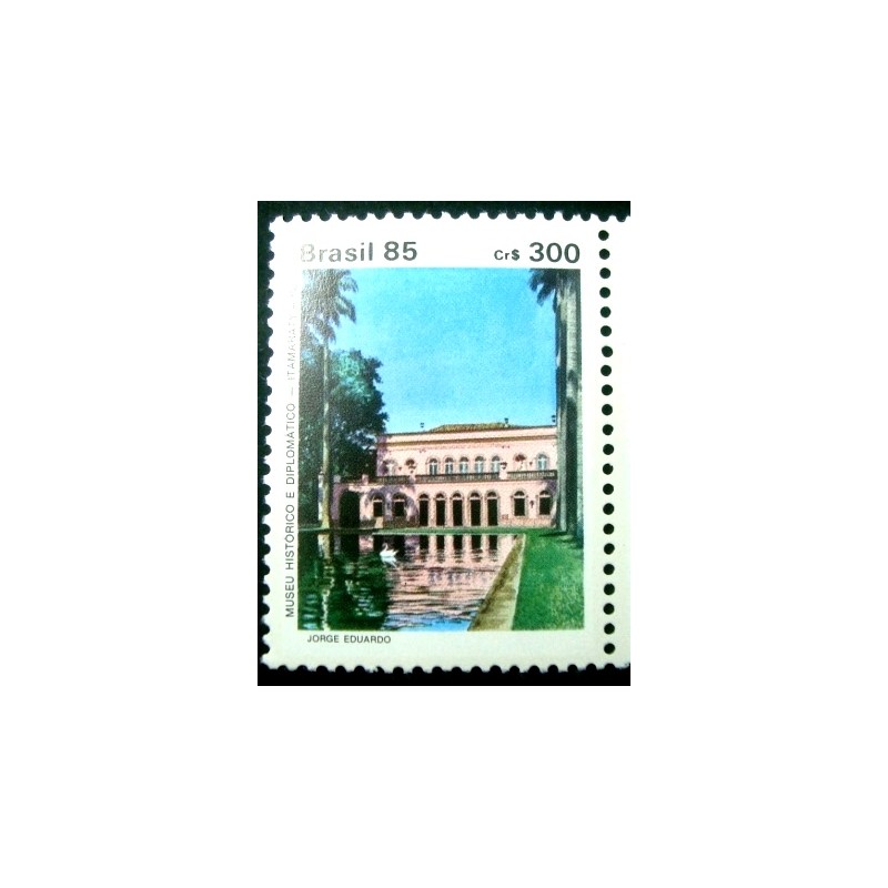 Selo postal do Brasil de 1985 Museu Histórico M