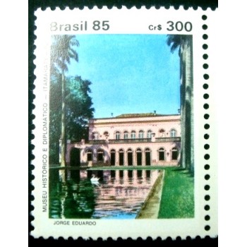 Imagem similar à do selo postal do Brasil de 1985 Museu Histórico U