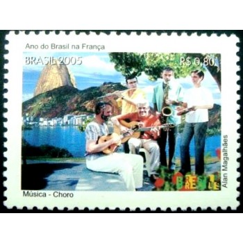 Selo postal do Brasil de 2005 Choro M