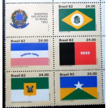 Série do Brasil de 1982 - Bandeiras Estados Brasileiros II M