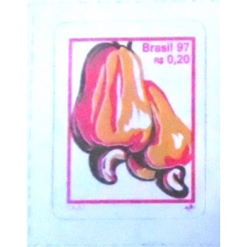 Selo postal do Brasil de 1997 - Cajú M