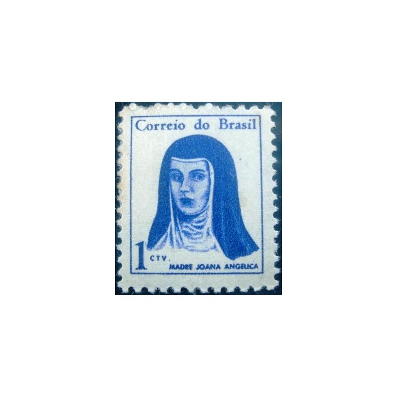 Selo postal do Brasil de 1967  Madre Joana Angélica N