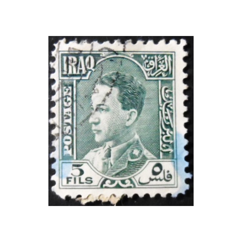 Selo postal d Iraque de 1934 King Ghazi I