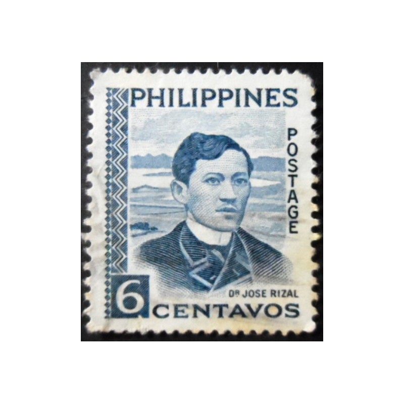 Selo postal das Filipinas de 1959 José Rizal