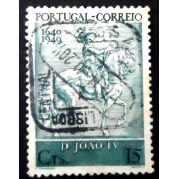 Selo postal de Portugal de 1940 King Joao IV