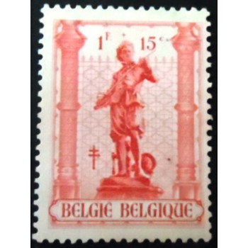 Selo postal da Bélgica de 1943 Armourer