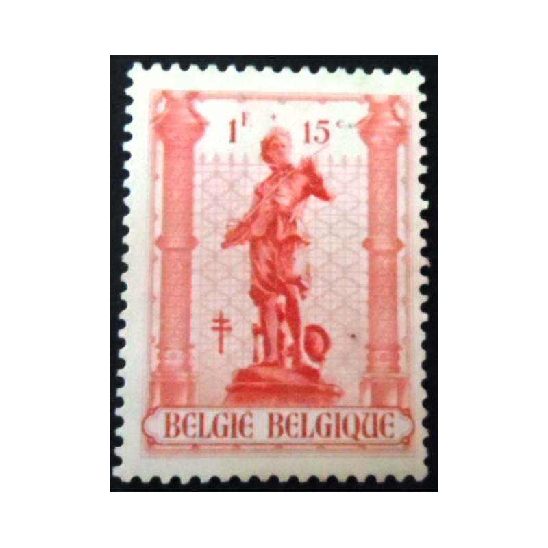 Selo postal da Bélgica de 1943 Armourer