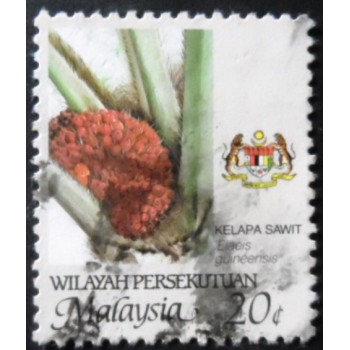 Selo postal de Malacca de 1986 Agricultural product