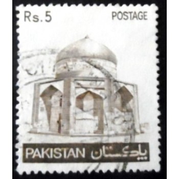 Selo postal do Paquistão de 1979 - Mausoleum of Ibrahim Khan Makli Thatta 5