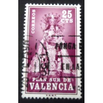 Selo postal da Espanha de 1968 Holy Grail