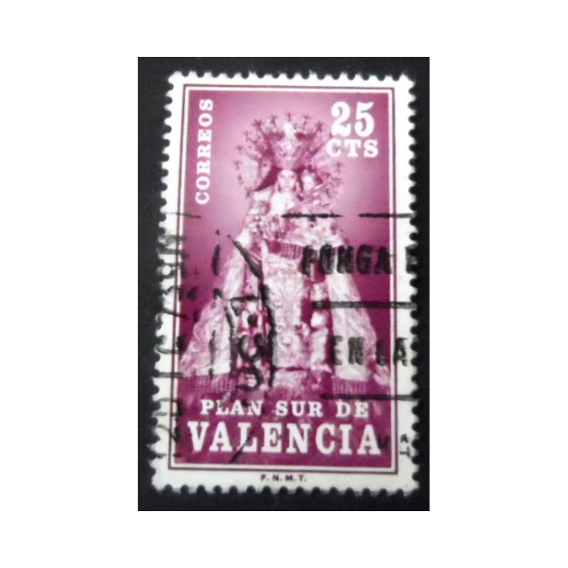 Selo postal da Espanha de 1968 Holy Grail