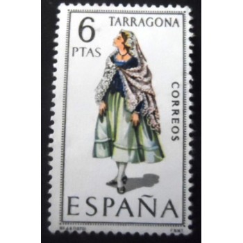 Selo postal da Espanha de 1970 Tarragona N