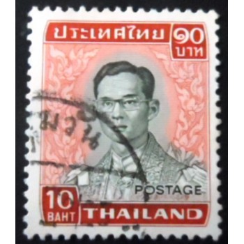 Selo postal da Tailândia de 1972 King Bhumibol 10